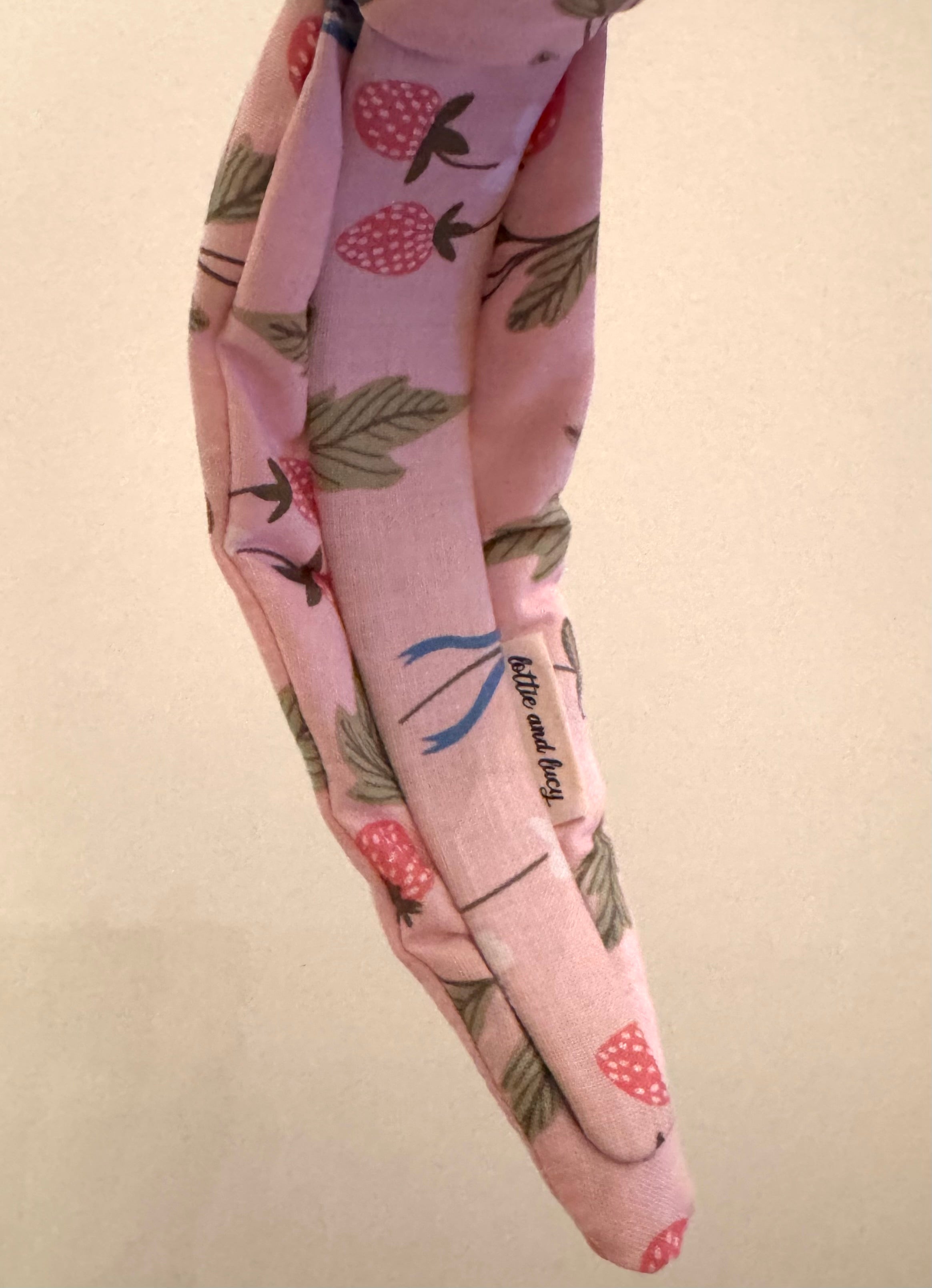 Strawberries and Bows headband