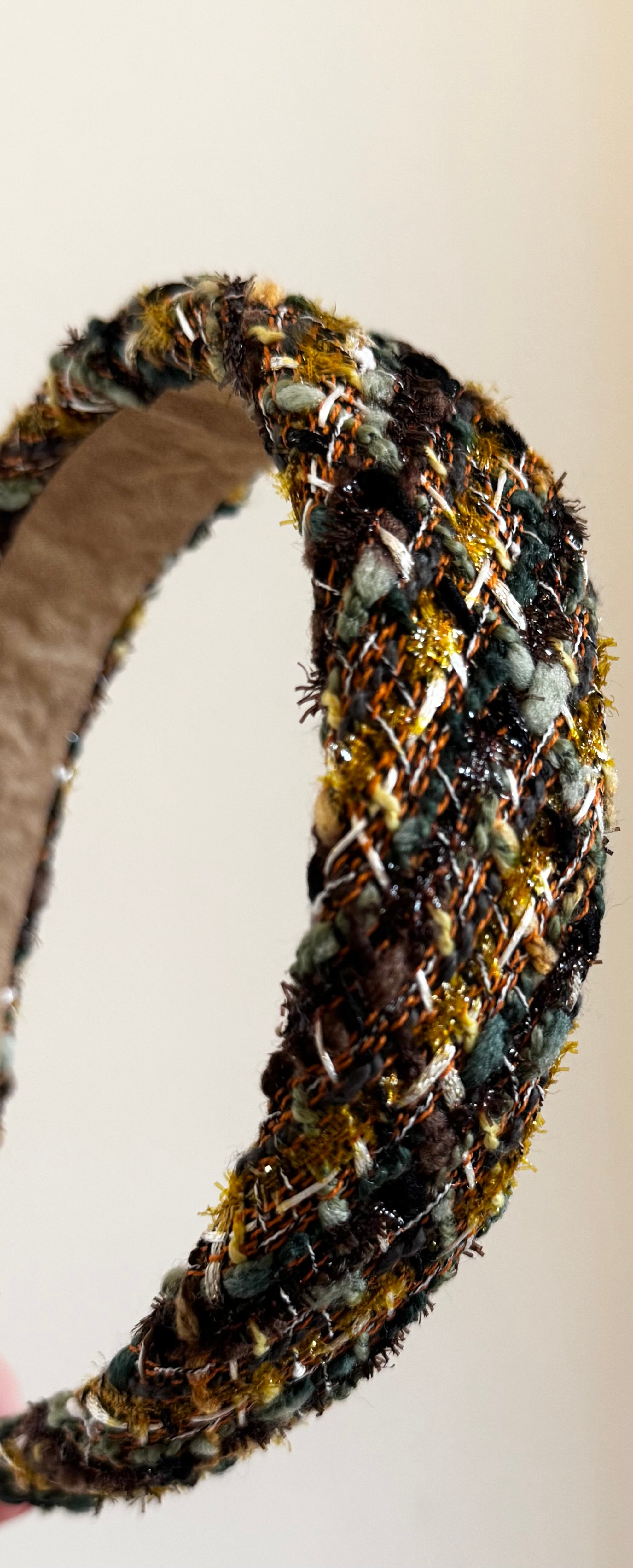 Fall tweed headband