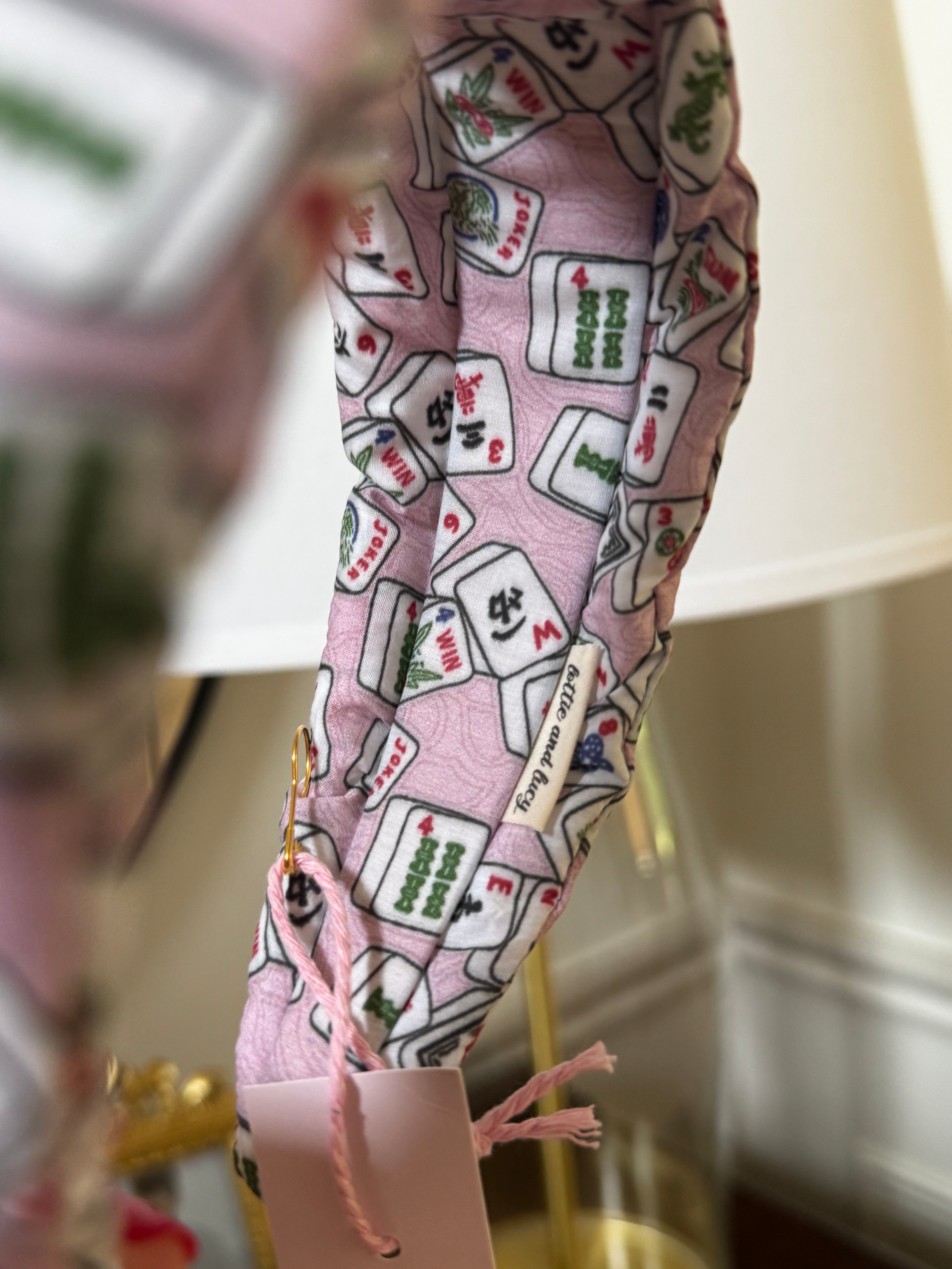 Mahjong print headband