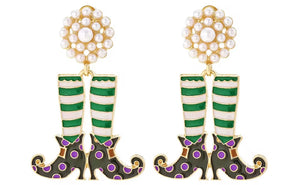 Witch Boot earrings