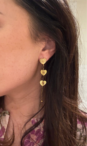 Heart Cascade earrings