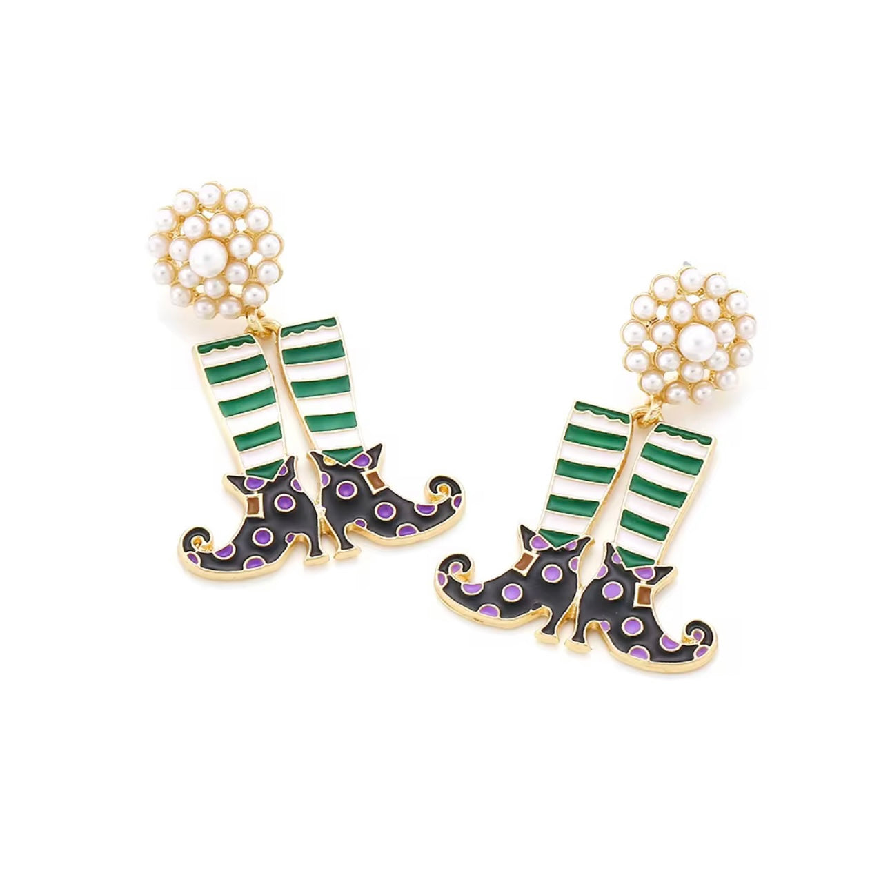 Witch Boot earrings