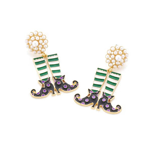 Witch Boot earrings