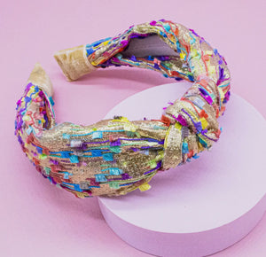Kids Gold Confetti headband