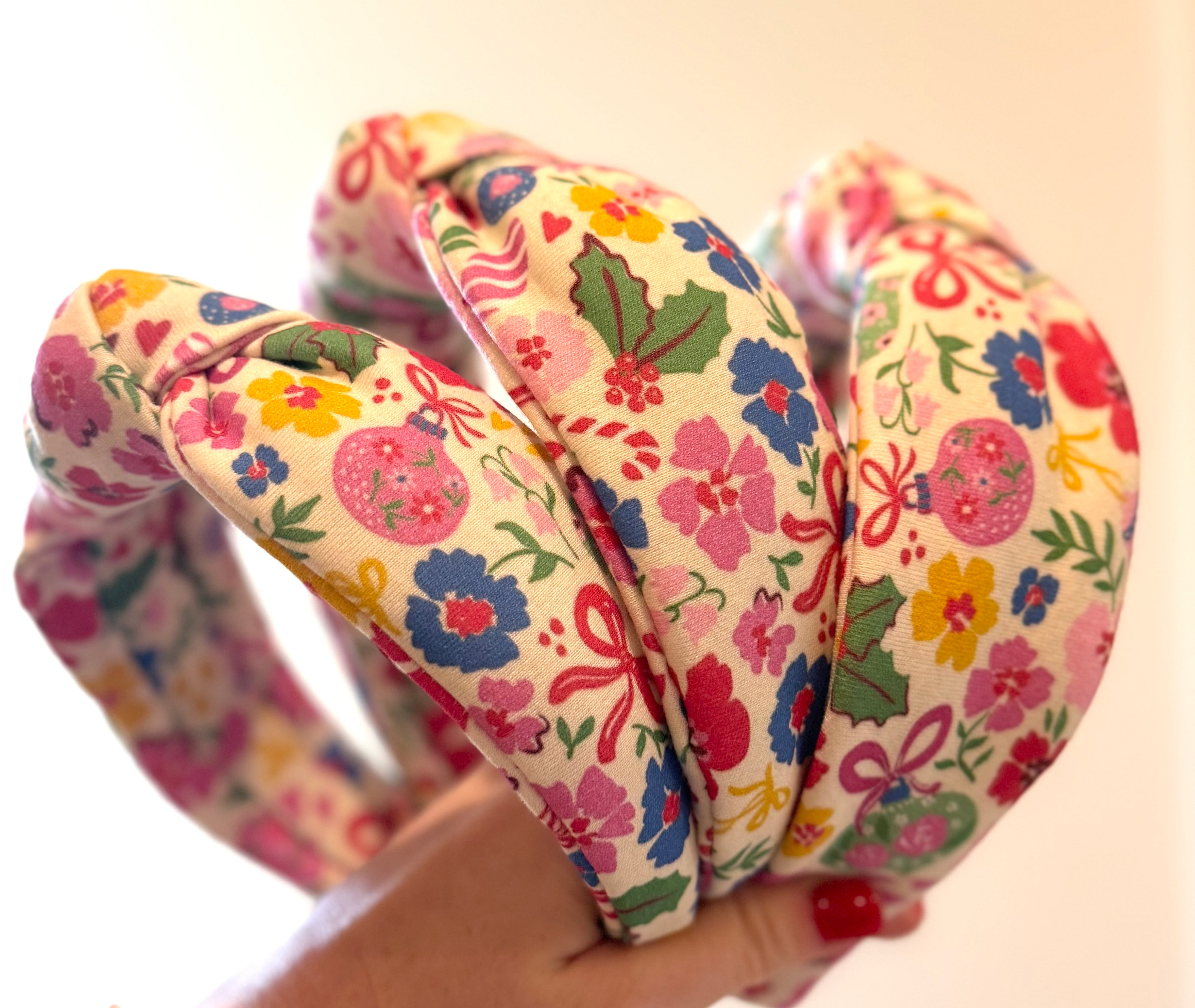 Ditsy Christmas headband