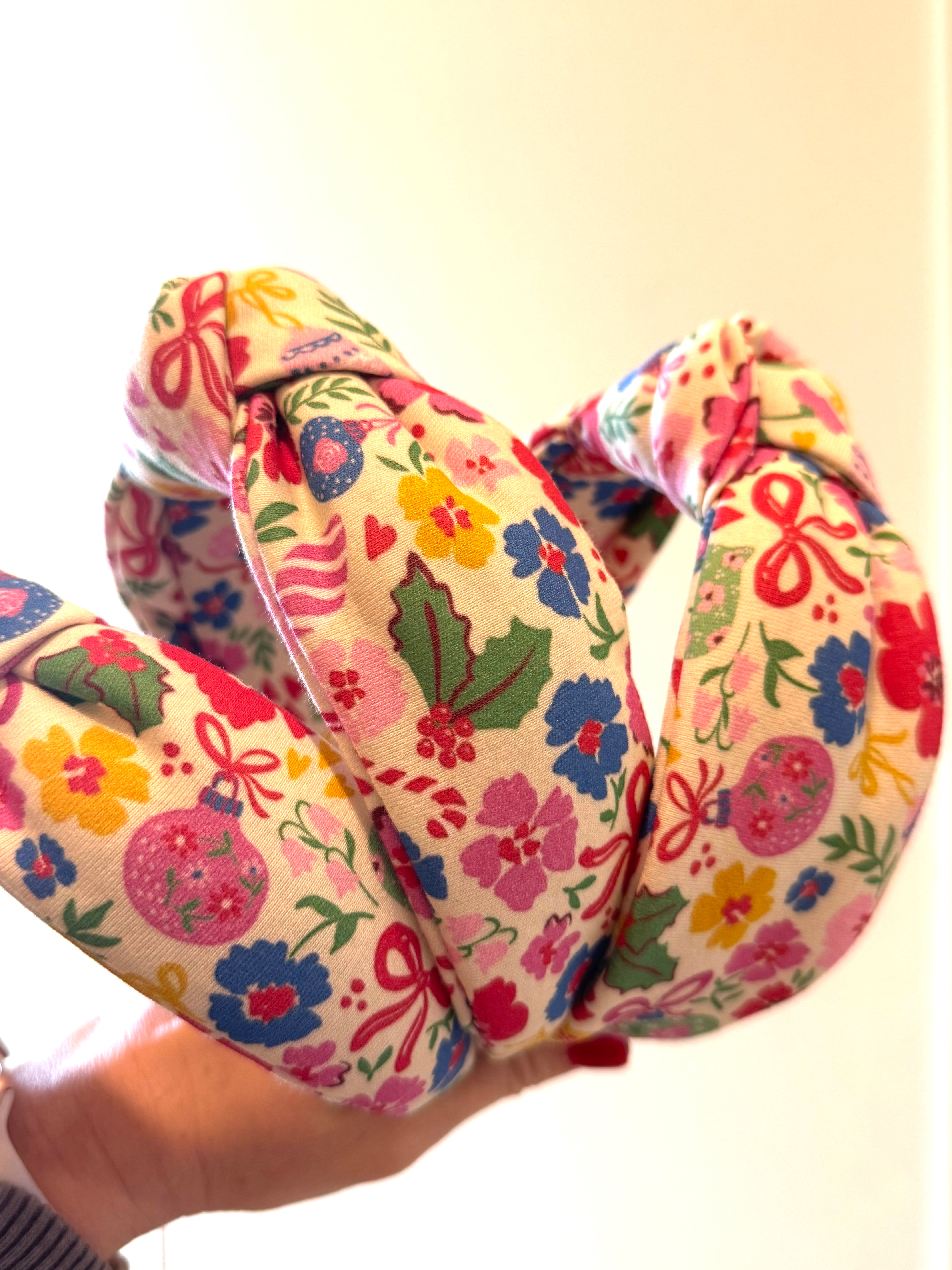 Ditsy Christmas headband