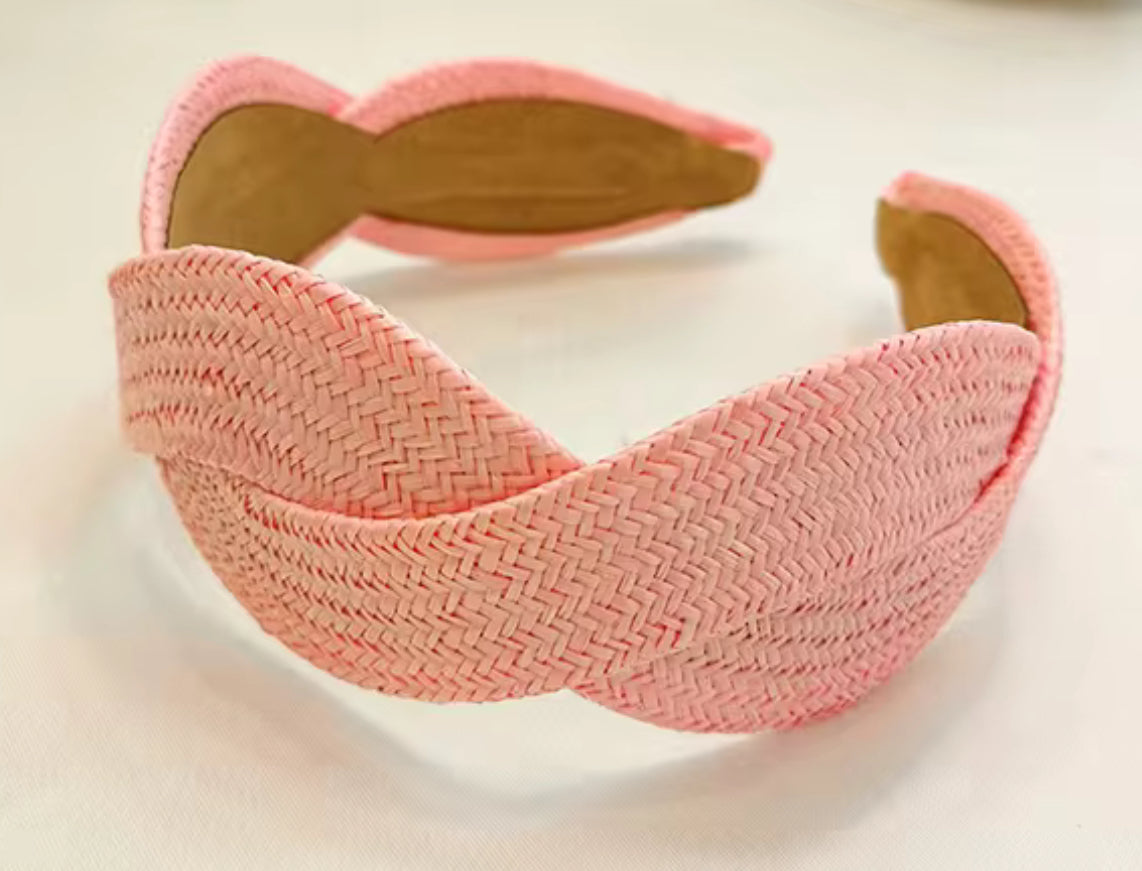 Twisted Raffia headband