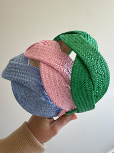 Twisted Raffia headband