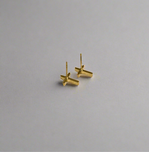 Tiny Cross earrings