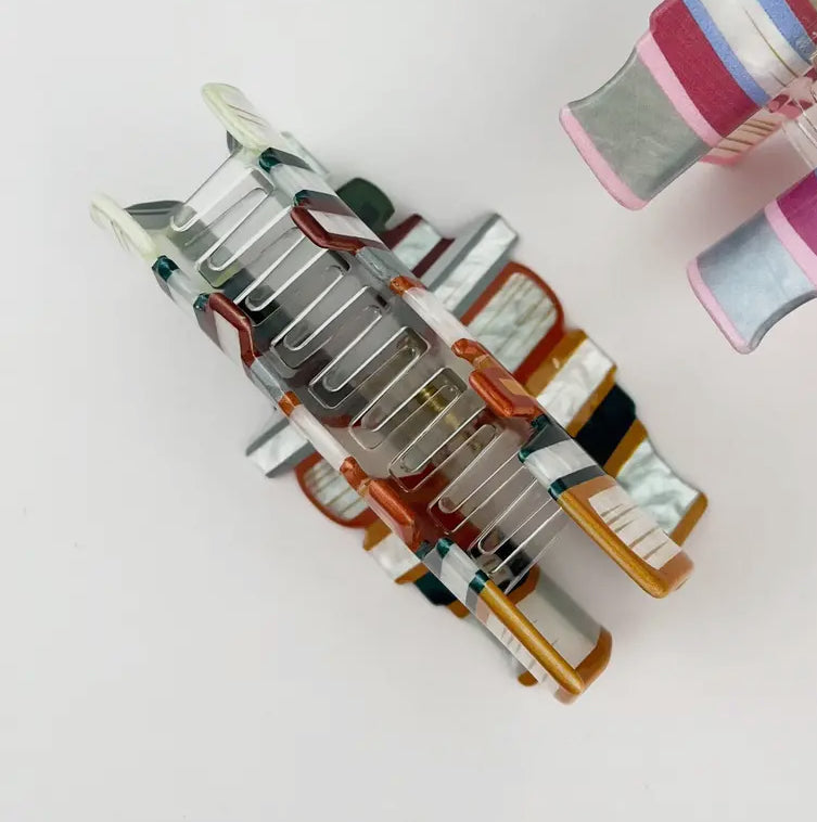 Book Stack hairclip