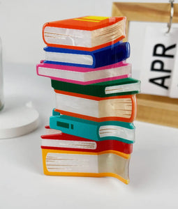 Book Stack hairclip