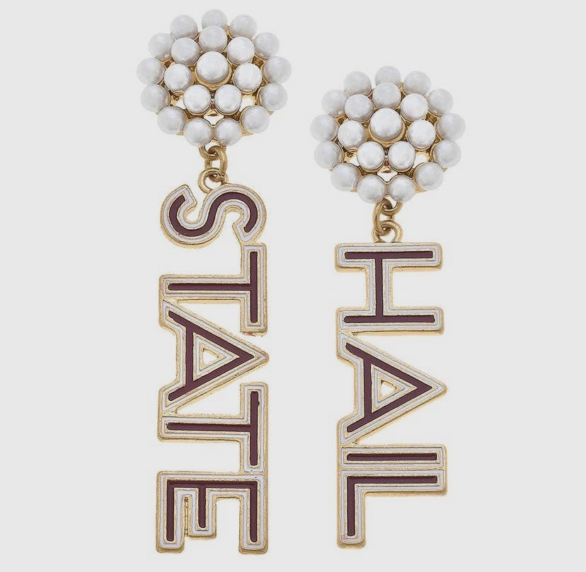 Hail State earrings