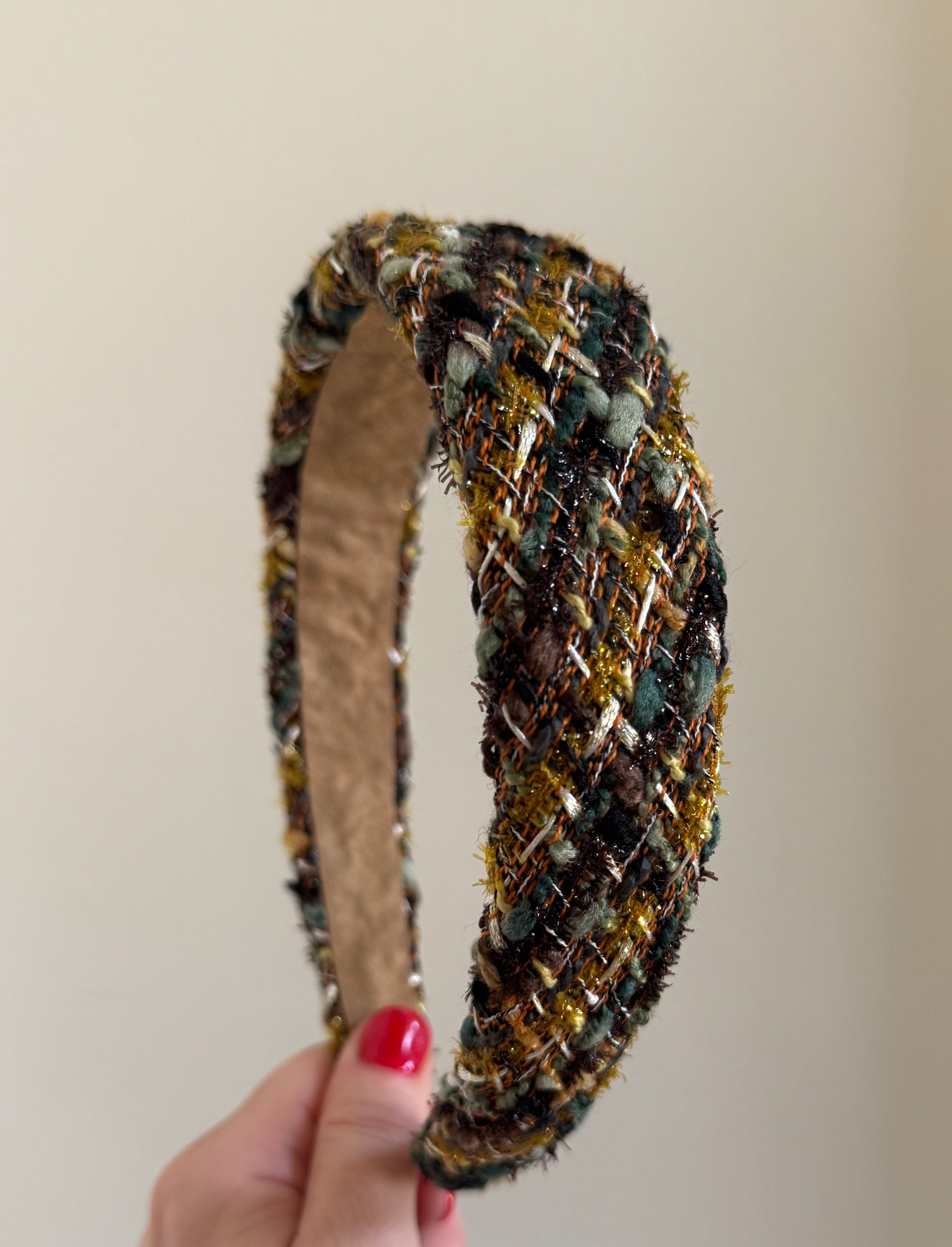 Fall tweed headband