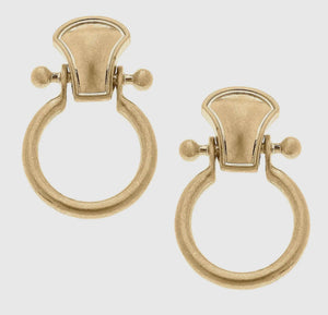 Horsebit earrings