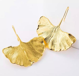 Ginkgo Leaf earrings