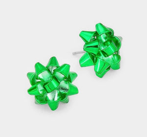 Christmas Bow earrings