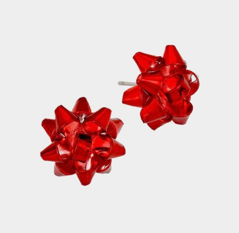 Christmas Bow earrings