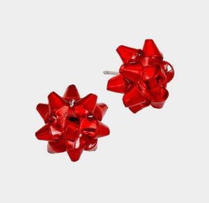 Christmas Bow earrings