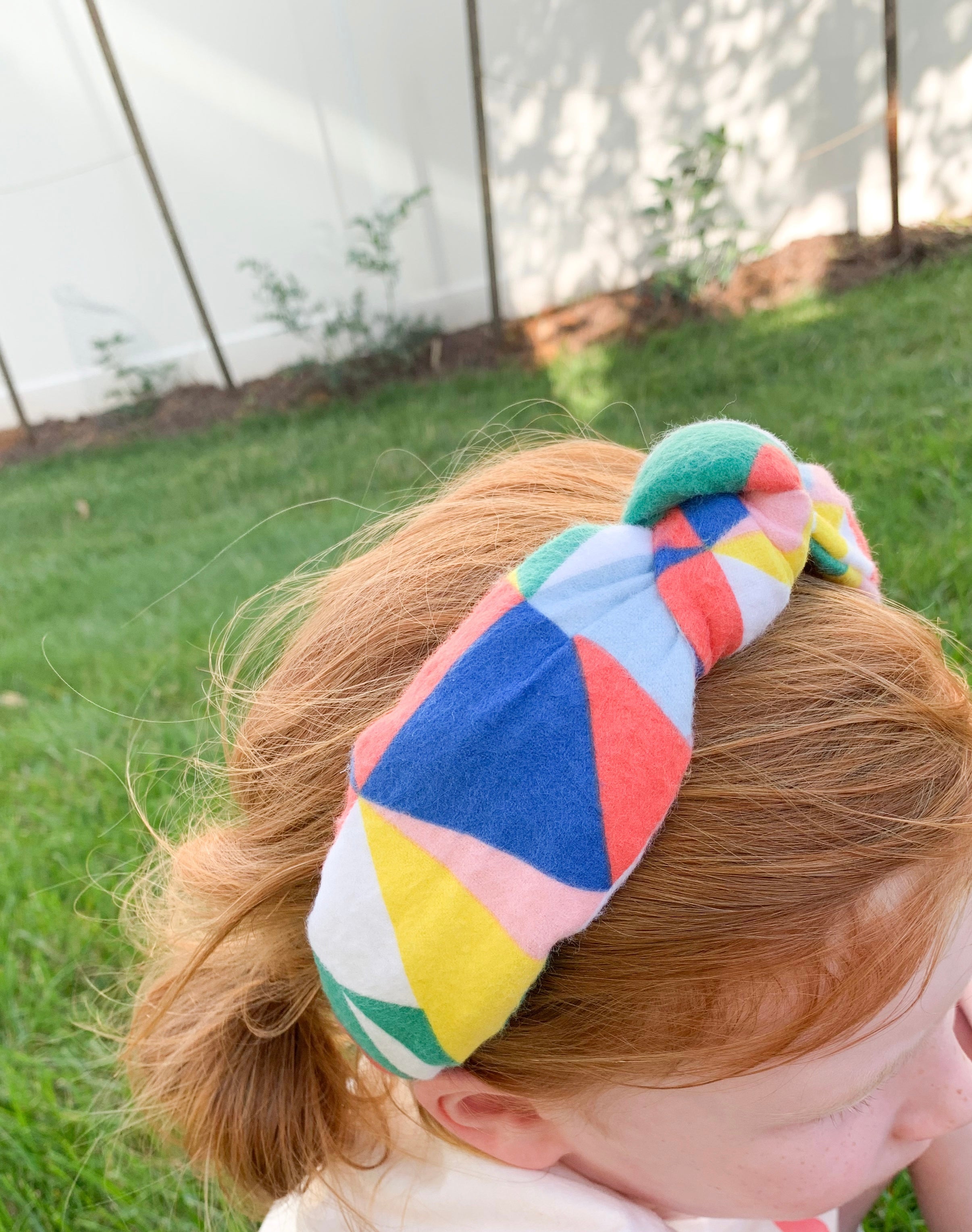 Colorblock knotted headbands