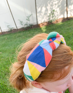 Colorblock knotted headbands