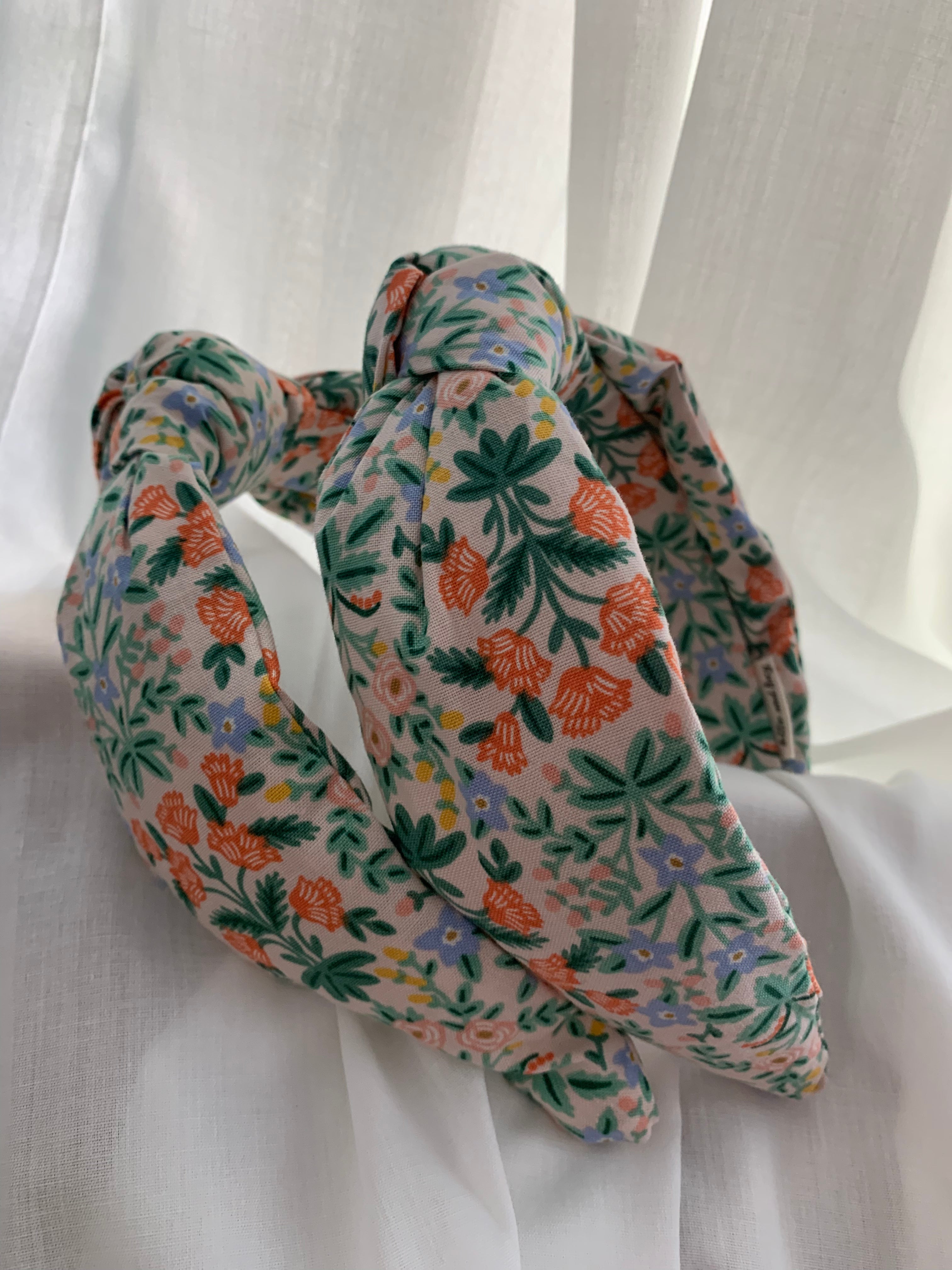 Lottie Print knotted headband