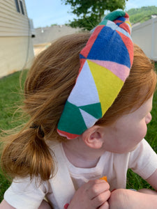 Colorblock knotted headbands