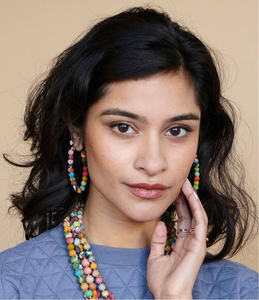 Kantha earrings by WorldFinds