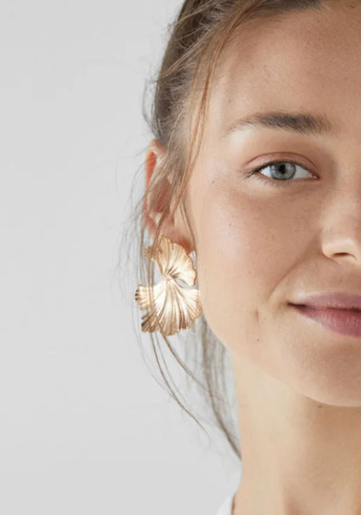 Tiered Ginkgo Leaf earrings