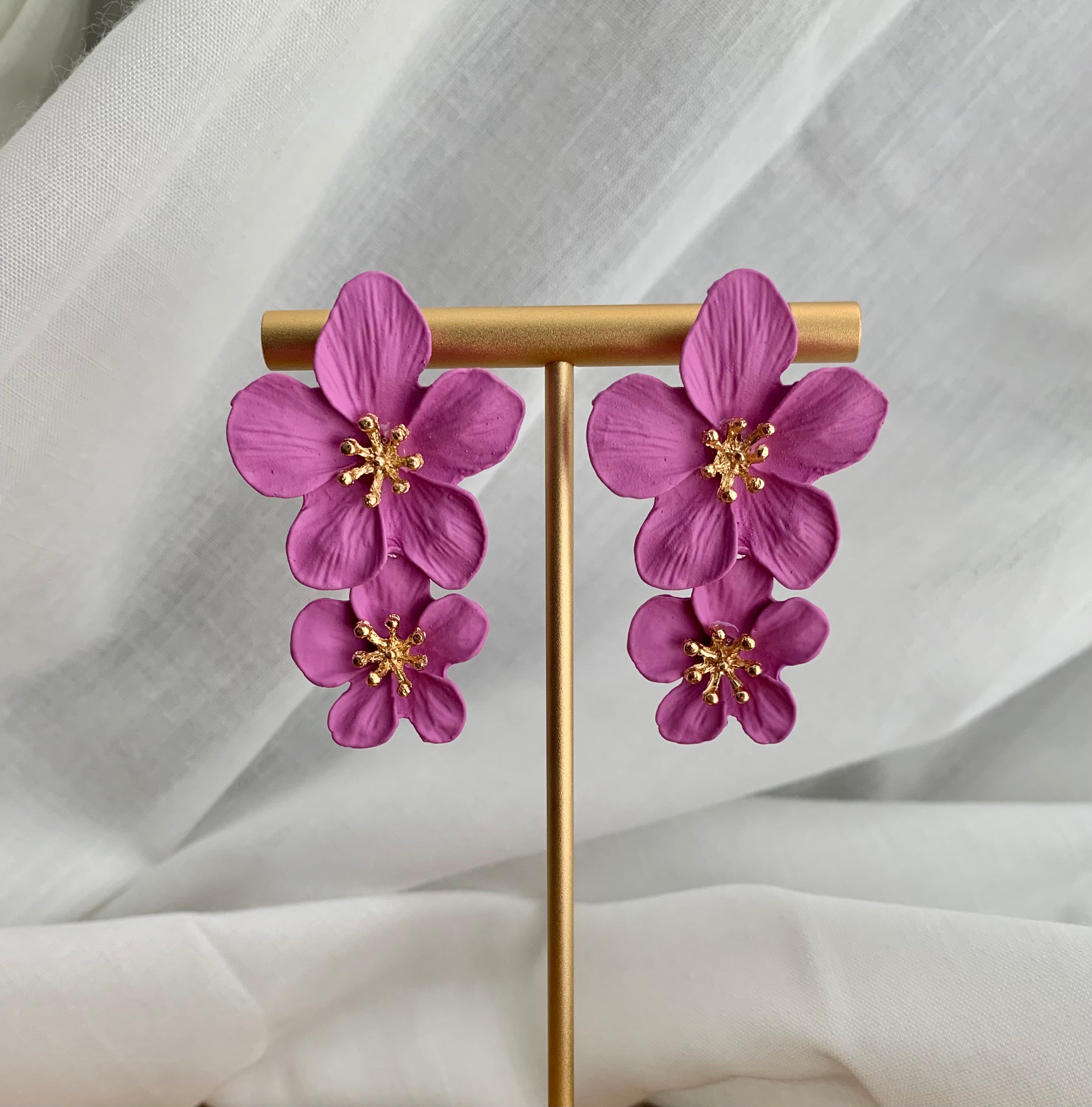 Double the Dogwoods earrings