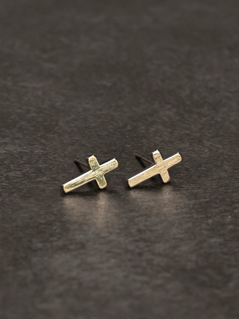 Tiny Cross earrings